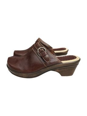 Bass Leather Clog Mules Size 8 | Made in Brazil